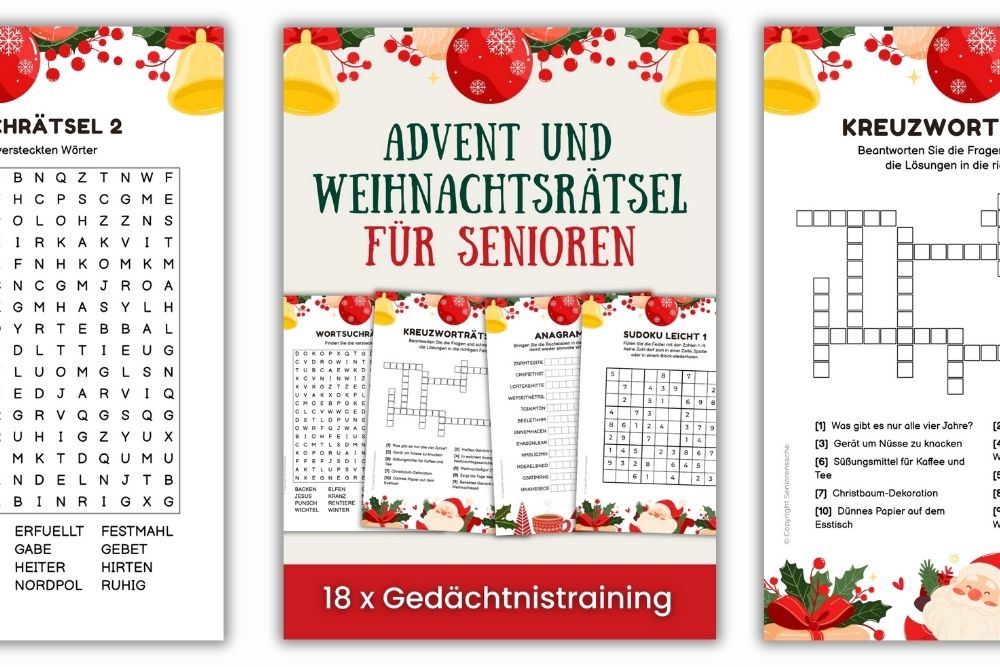 Weihnachtsrätsel für Senioren