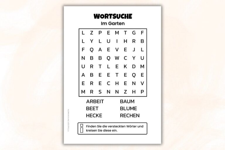 Kostenlose Rätsel für Demenzkranke zum Ausdrucken - seniorensache.com