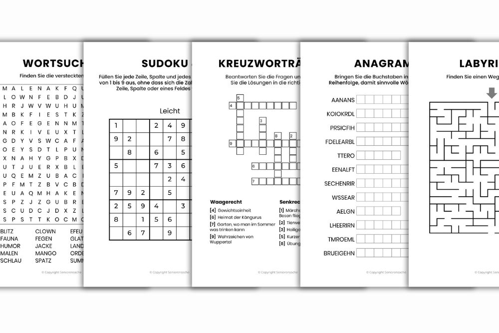 arbeitsblätter für senioren als pdf