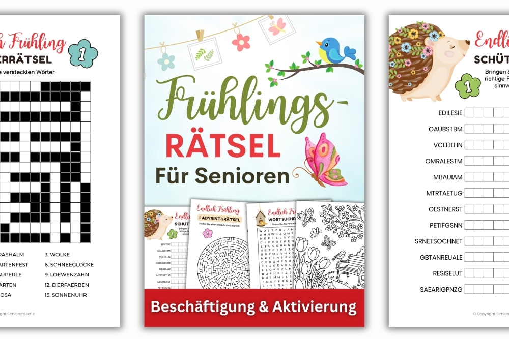 Frühlingsrätsel für Senioren