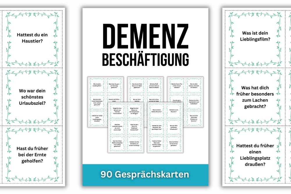 Demenz Beschäftigung: Gesprächskarten für die Aktivierung